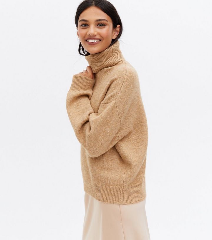 Camel Roll Neck Jumper
						
						Add to Saved Items
						Remove from Saved Items | New Look (UK)