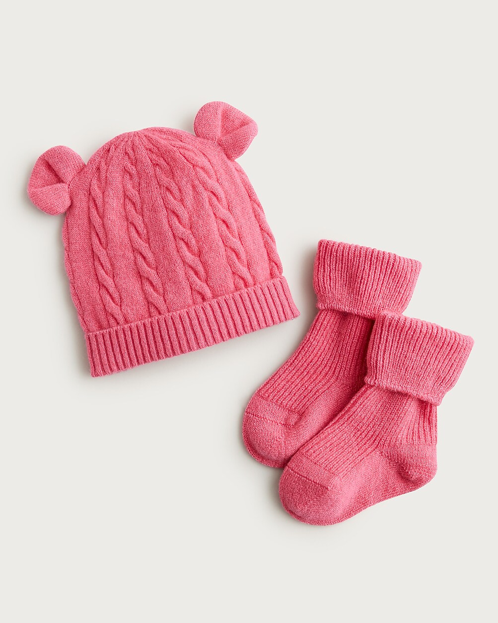 Limited-edition baby cashmere beanie and booties set | J. Crew US