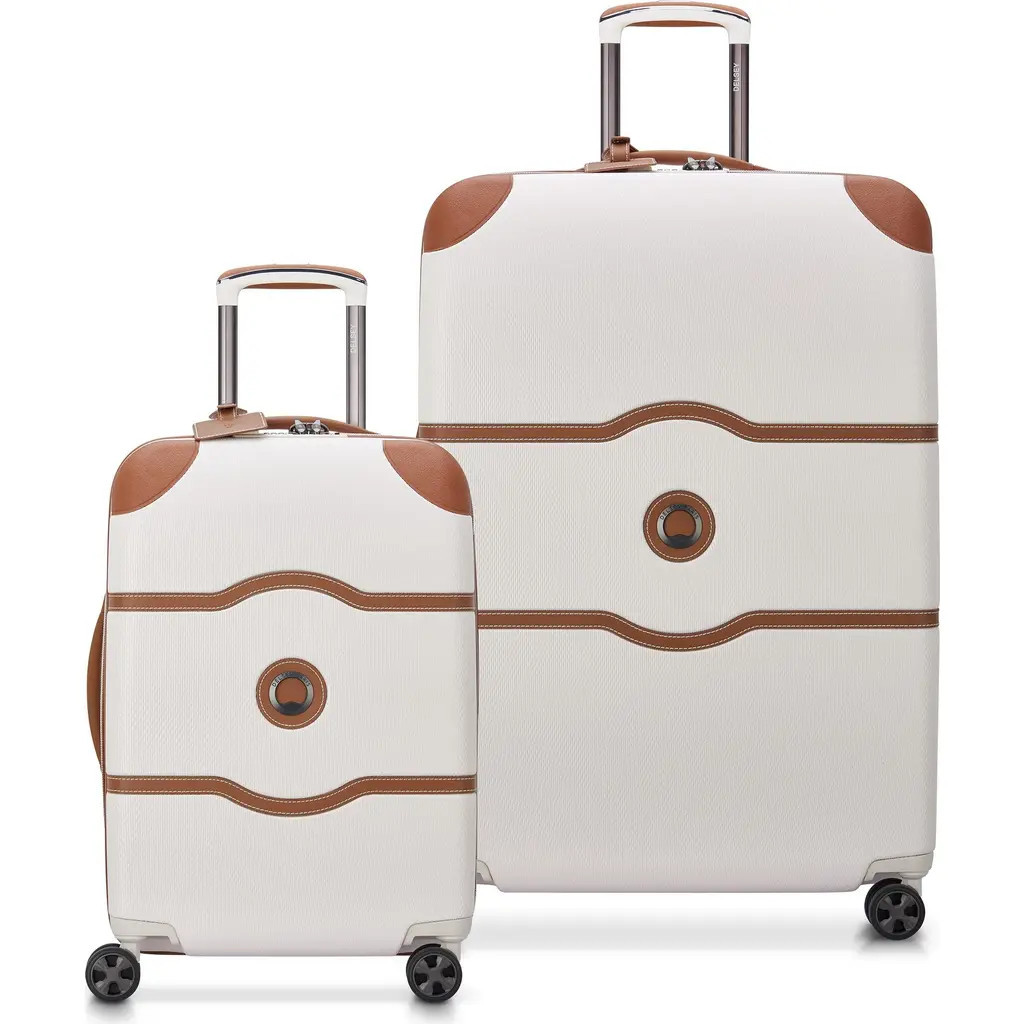 Delsey Paris Chatelet Air 2.0 Hardside (21"/28") 2 Piece Spinner Luggage Set in Angora at Nordstrom | Nordstrom