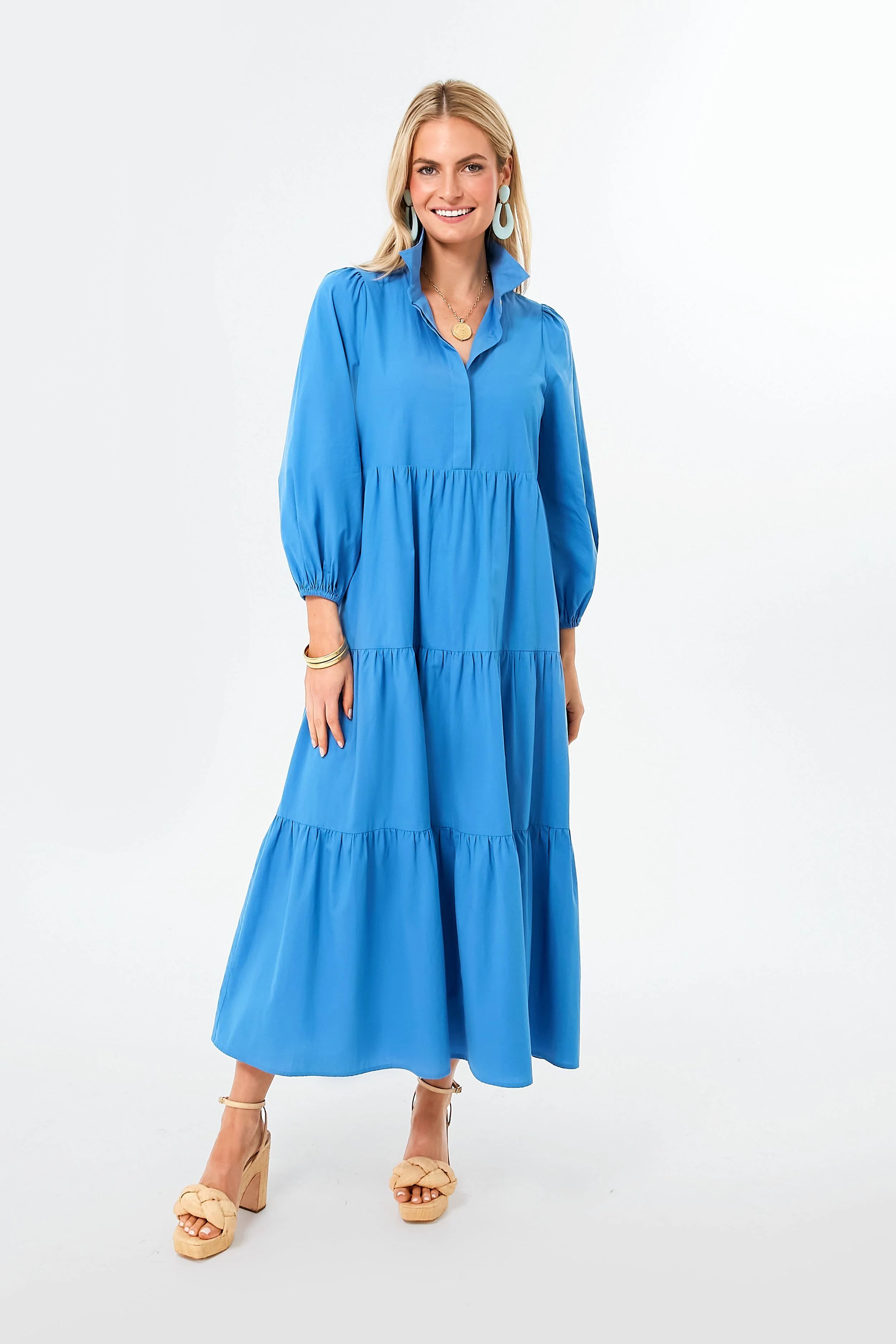 Cyprus Blue Mabel Maxi Dress | Tuckernuck (US)