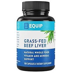 Equip Foods Grass-Fed Beef Liver - Natural Desiccated Beef Liver Supplement - Support Heart Healt... | Amazon (US)