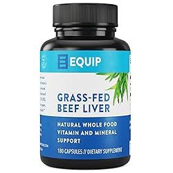 Equip Foods Grass-Fed Beef Liver - Natural Desiccated Beef Liver Supplement - Support Heart Healt... | Amazon (US)