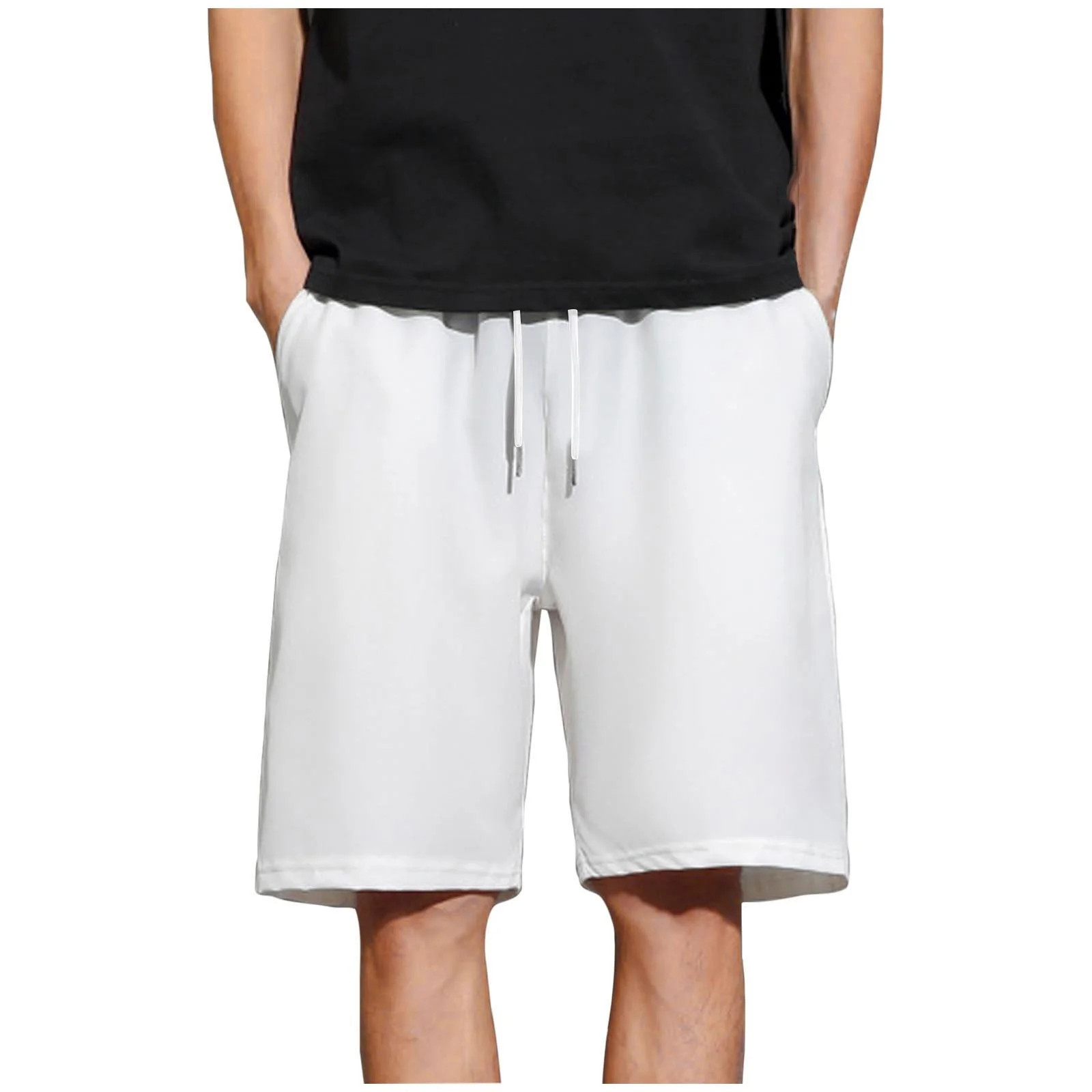 Besolor Men's Athletic Shorts Drawstring Quick Dry Lightweight Workout Running Gym Shorts with Po... | Walmart (US)