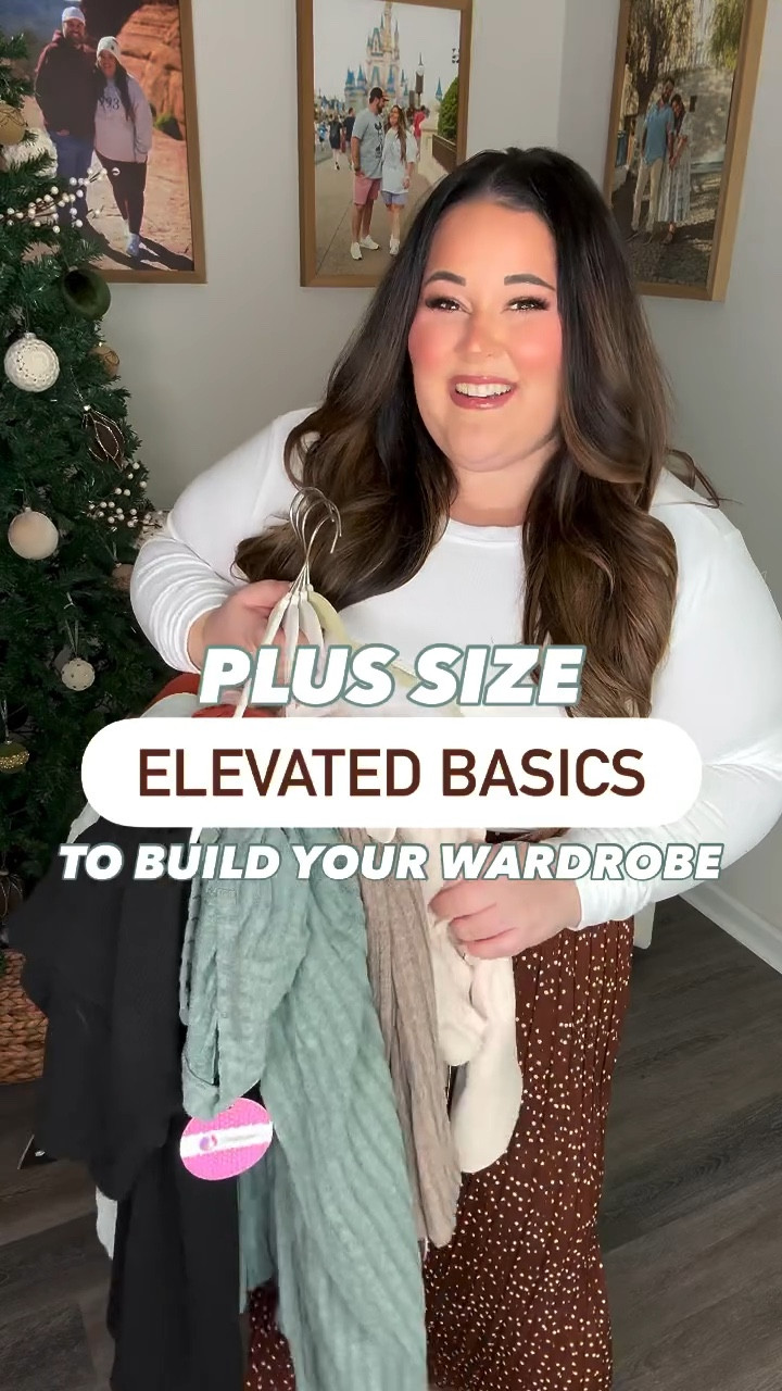 Elevated basics to add into your wardrobe and help build so many amazing outfits! 😍🙌🏻✨ these are plus size, so comfortable, available in tons of colors, AND affordable 😮‍💨 I’m in the XXL in all of these and they come up to a size 5X! A true plus size fit!!

#LTKootd #LTKPlusSize #LTKSeasonal