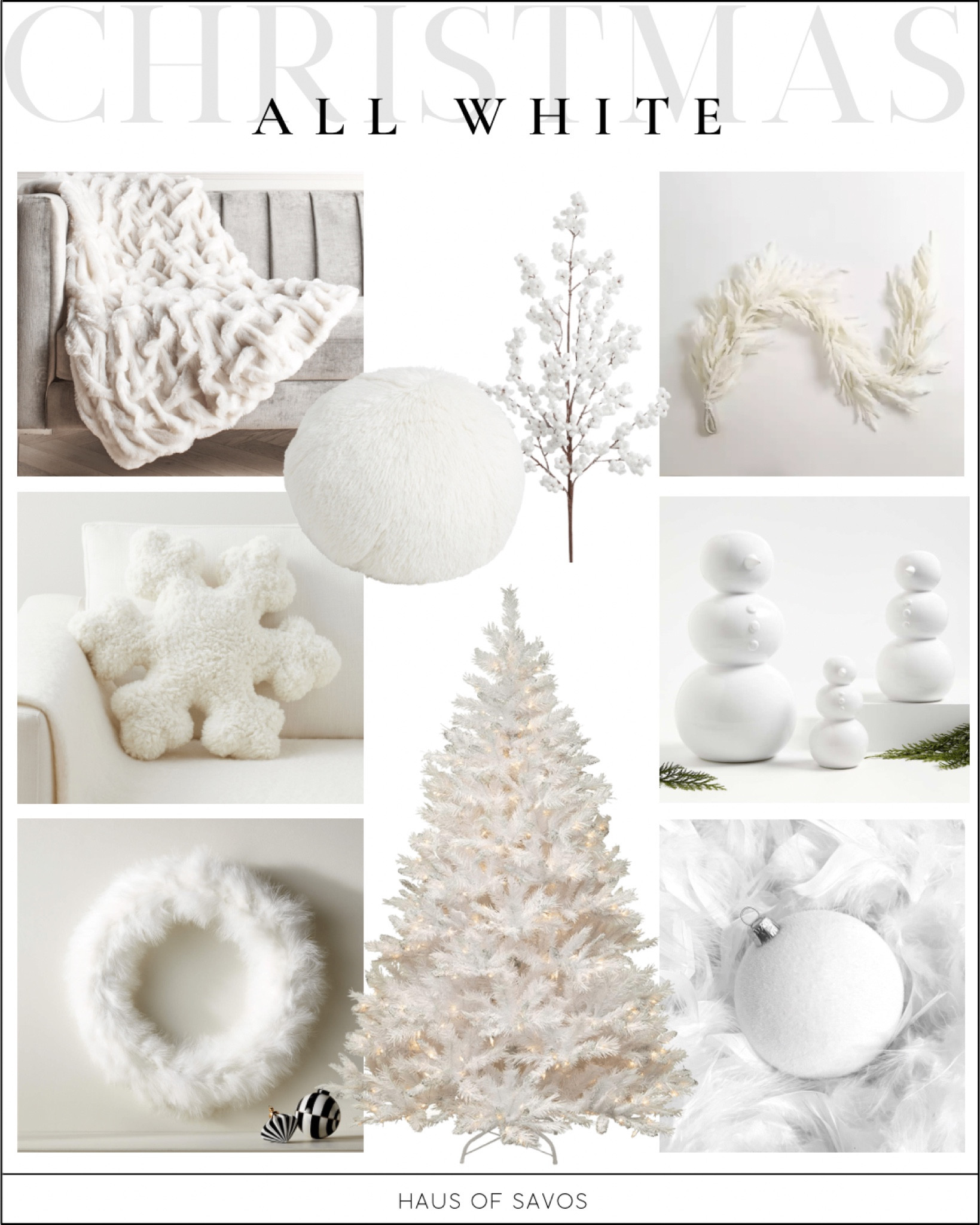 All white Christmas decor 

white Christmas ornaments, white Christmas tree, white Christmas stem, snowflake decor, Christmas pillow, white wreath, white garland, white Christmas decor, modern holiday decor, minimalist holiday decor, minimalist Christmas, organic modern 

#christmas #whitechristmasdecor #holidaydecor #minimalistchristmas 

#LTKhome #LTKSeasonal #LTKHoliday