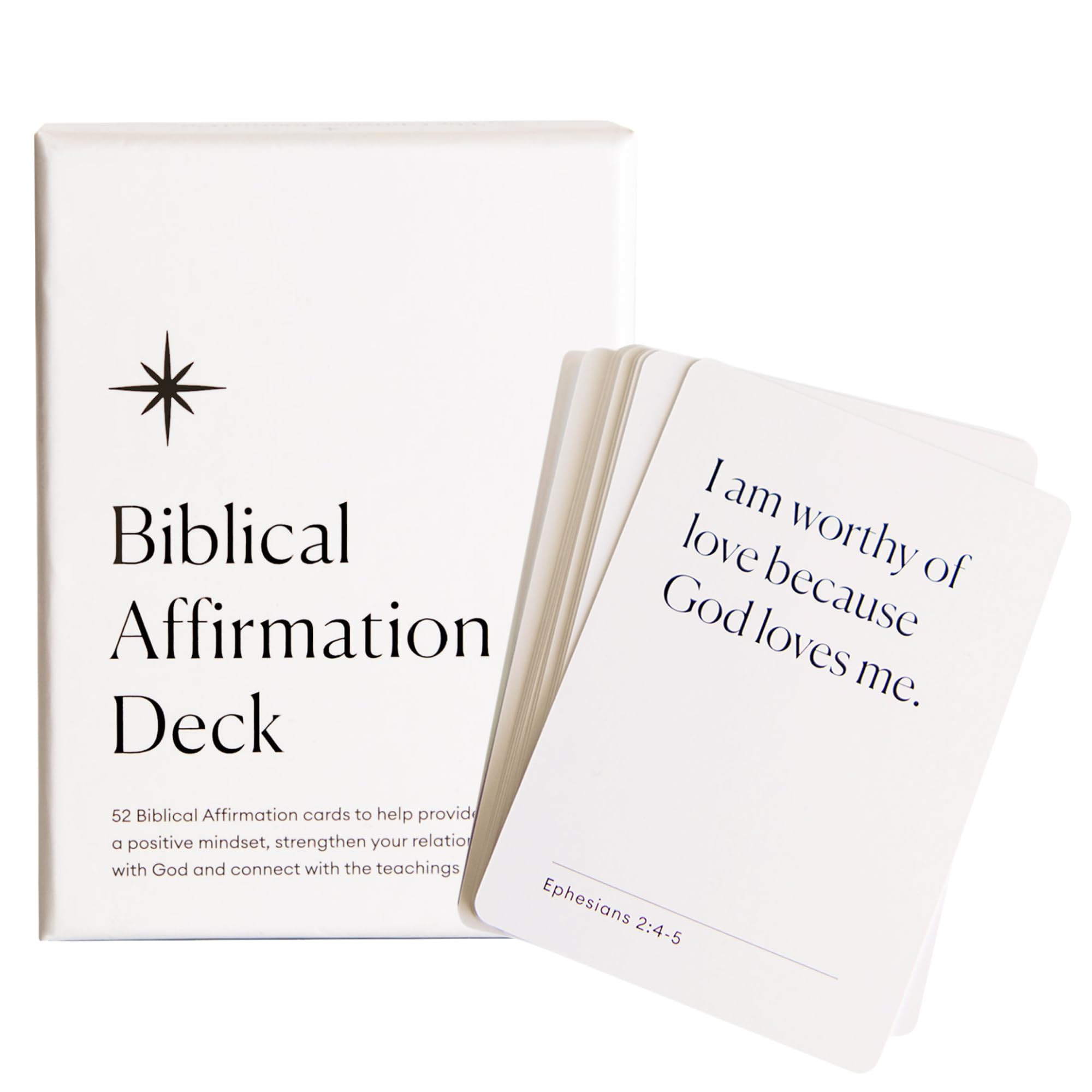 Biblical Affirmation Deck | Scripture Cards, Prayer Cards, Faith Cards | 52 Card Deck of Positive... | Amazon (US)