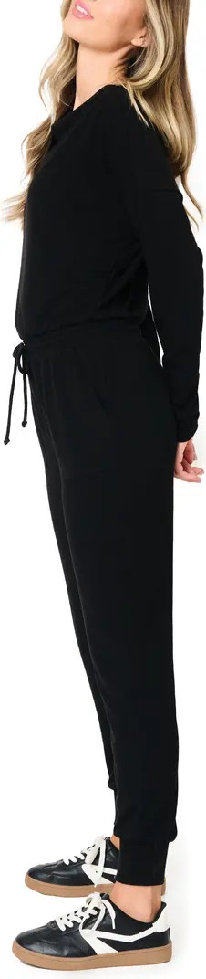 Luxe Off the Shoulder Long Sleeve Knit Jumpsuit | Nordstrom