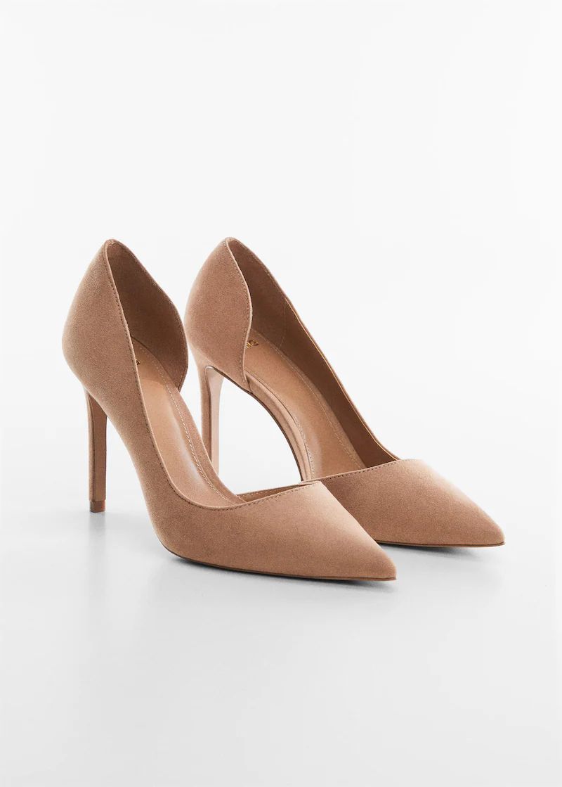 Asymmetrical heeled shoes -  Women | Mango USA | MANGO (US)
