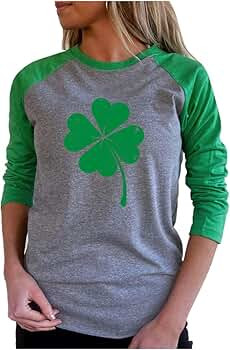 Tstars St Patricks Day Shirt Women Shamrock Shirts for Womens Saint Patricks Day Outfit | Amazon (US)