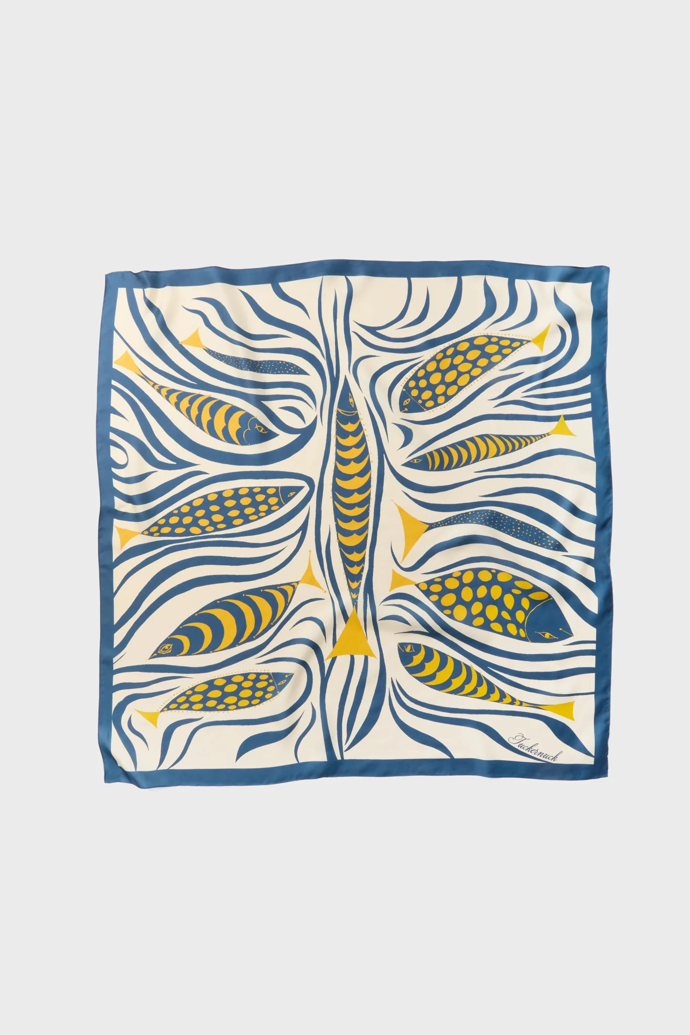 80s Sailboats Medium Silk Scarf | Tuckernuck (US)