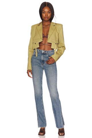 GRLFRND Harlow High Rise Slim Boot with Slit in Divisadero from Revolve.com | Revolve Clothing (Global)