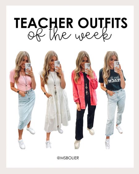 teacher outfits of the week!! took a personal day so only went to work 4 days this week!

| teacher fashion | teacher style | teacher outfit | work outfit | work fashion | fall fashion