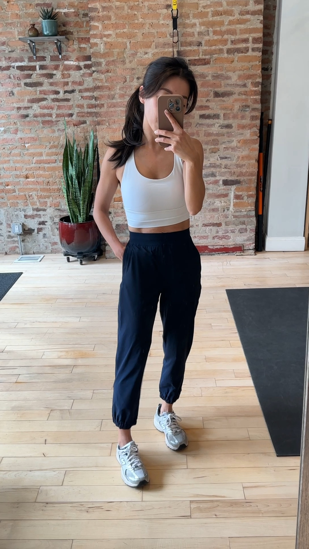 Petite friendly lululemon spring favorites. For sizing reference I’m usually 00/xxs in other brands and always a 2 in lululemon. 

• Energy Longline Bra top size 2 

• Adapted State High-Rise Cropped Jogger in true navy size 2 - I’m five feet tall in the 23” inseam for a cropped length that hits above my ankles

• new balance sneakers kids 3.5 = women’s 5/5.5 very comfy 

Workout outfits, petite friendly, athleisure 

#LTKPetite #LTKActive #LTKFindsUnder100