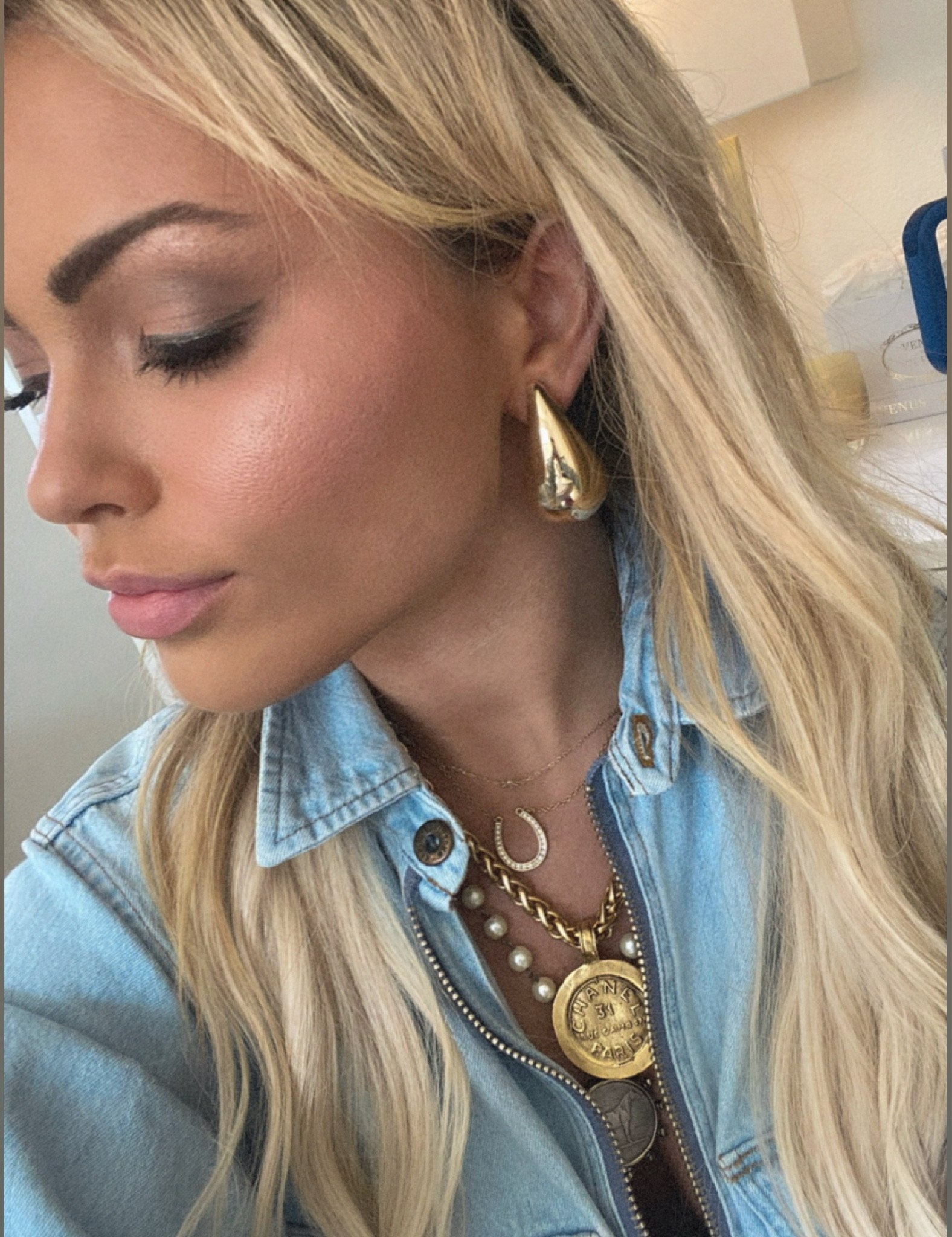 Amazon XL Bottega-inspired earrings ✨