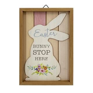 Easter Bunny Stop Here Wall Sign by Ashland® | Michaels Stores