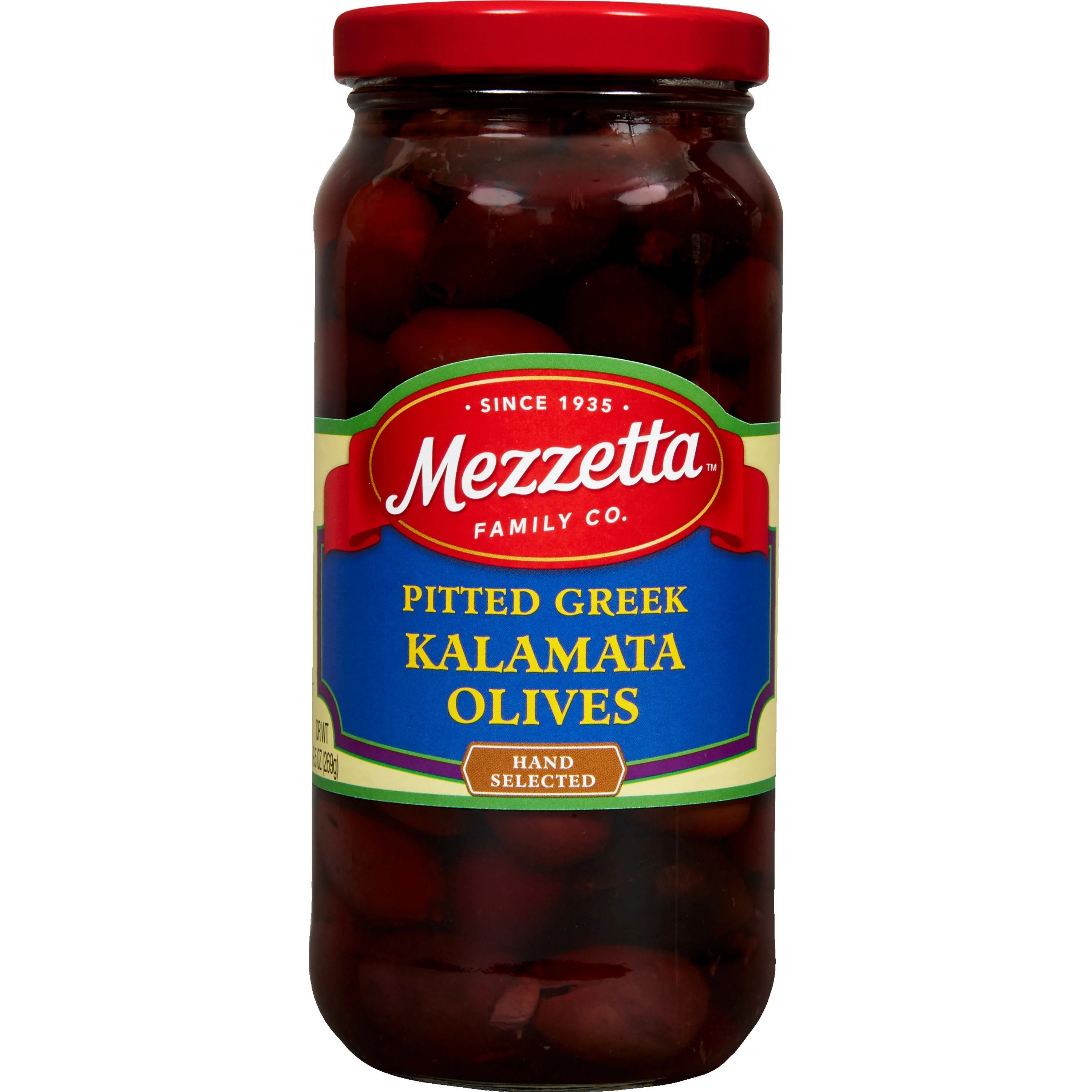 Mezzetta Pitted Greek Kalamata Olives, 9.5 oz Dt. Wt. Jar | Walmart (US)