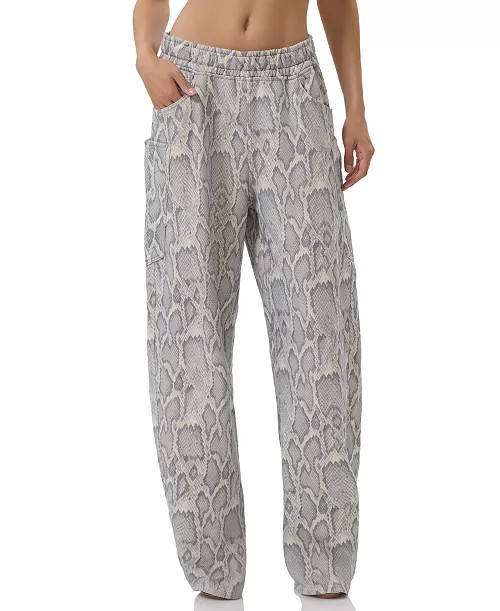 Women's Ryan Barrel-Leg Sweatpants | Macy's