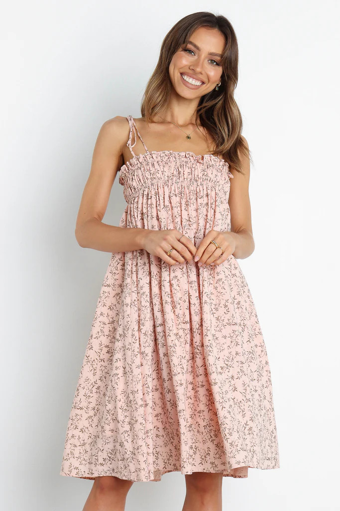 Evelyn Dress - Blush Floral | Petal & Pup (AU)