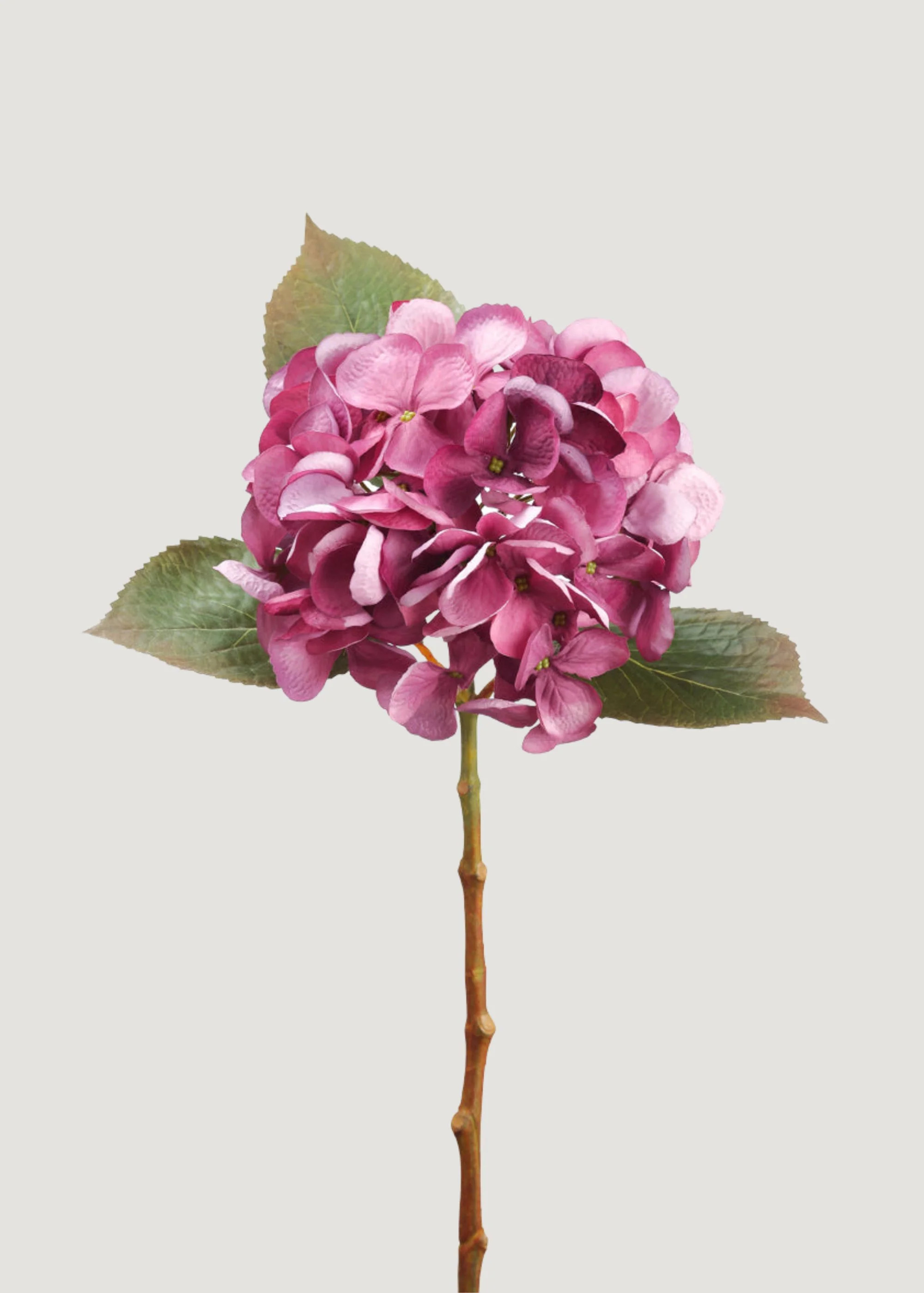 Mauve Artificial Hydrangea Flower - 17.5" | Afloral
