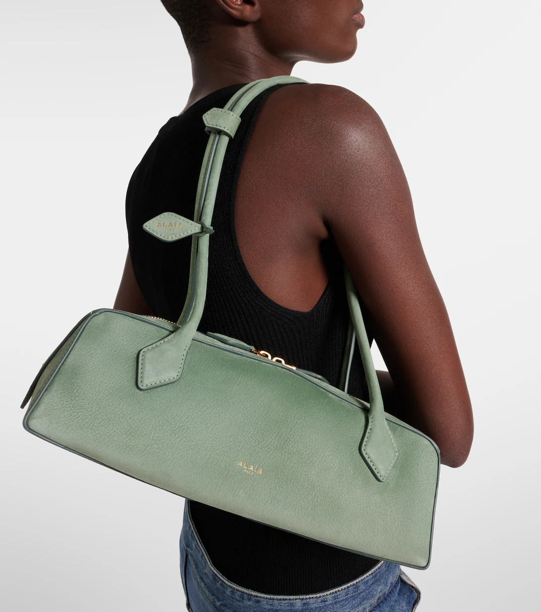 Le Teckel Medium suede shoulder bag | Mytheresa (INTL)