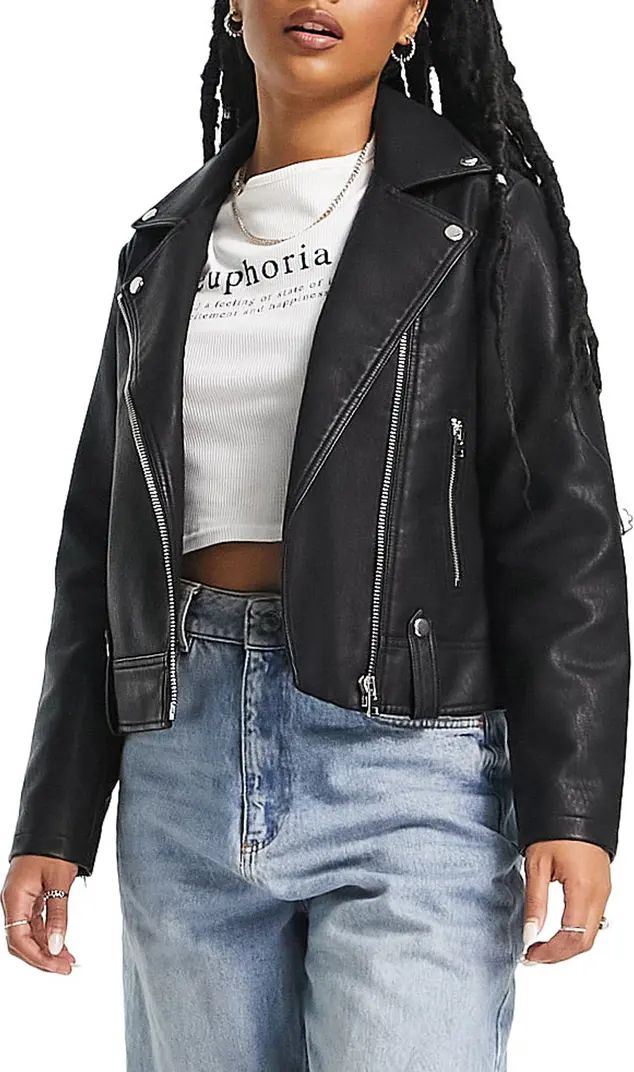 Faux Leather Biker Jacket | Nordstrom