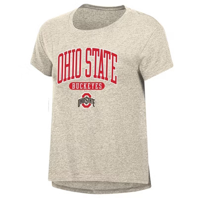 NCAA Ohio State Buckeyes Women's Oatmeal T-Shirt | Target