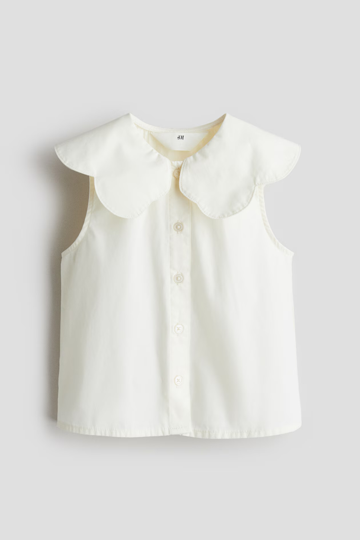 Cotton Blouse with Collar | H&M (US + CA)