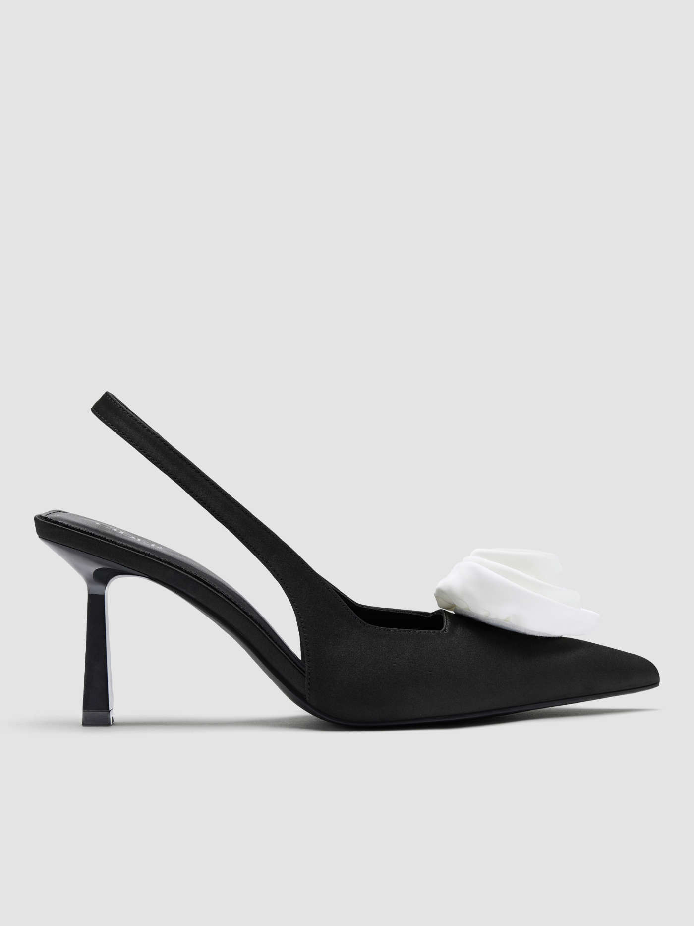 ROSE SATIN SLINGBACK HEELS | Cider
