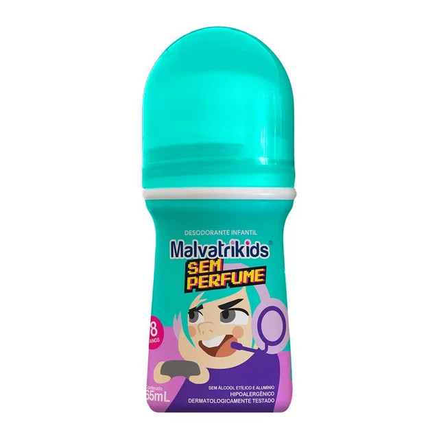 Desodorante Roll-On Infantil Malvatrikids Sem Perfume 65ml | Drogasil (BR)