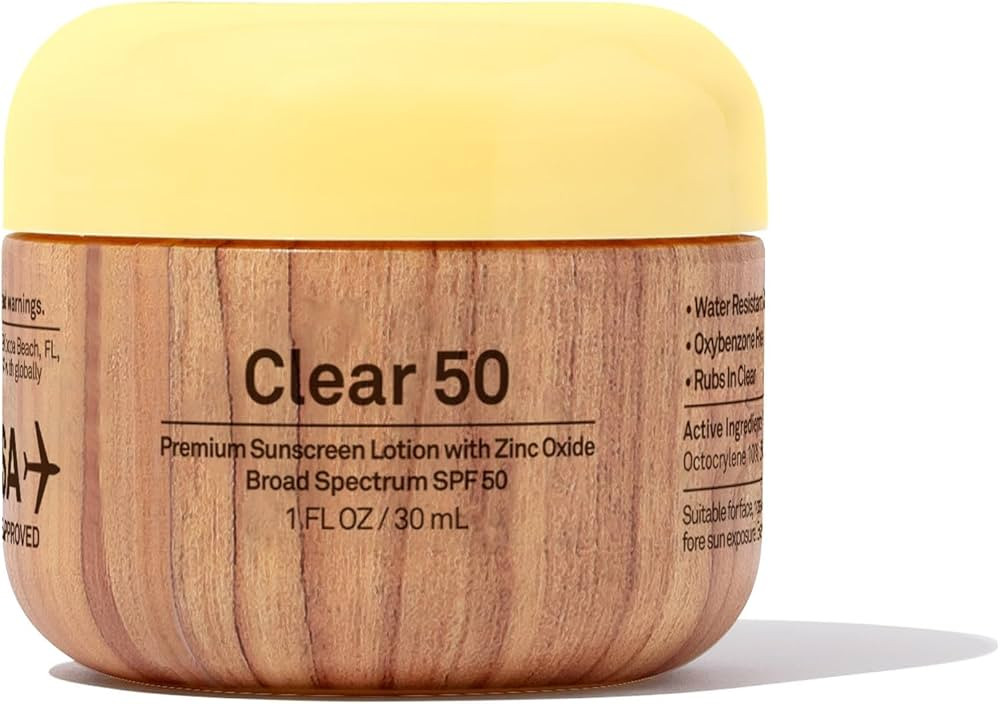 Sun Bum Original SPF 50 Clear UVA/UVB Face Sunscreen with Zinc And Vitamin E | Broad Spectrum Moi... | Amazon (US)