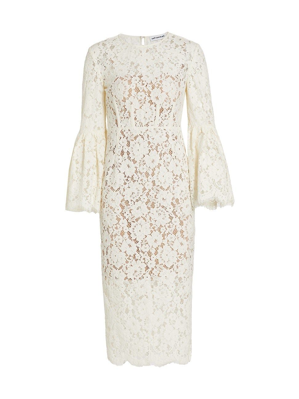 Cotton Lace Midi-Dress | Saks Fifth Avenue