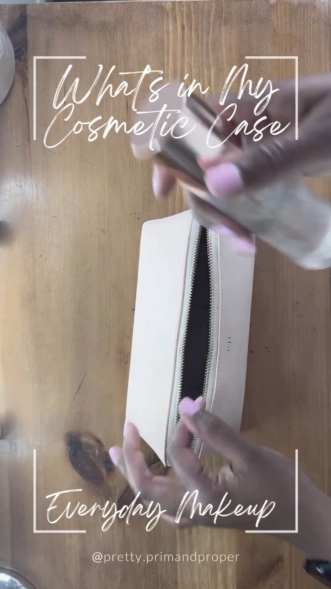 Lately, I've taken a shine to wearing makeup more frequently, leading me to assemble a curated collection of my must-have beauty essentials in a stylish case. These are my go-to products for a typical day at the office or an evening out. The real gem? The fabulous bag itself! With a weakness for chic cosmetic bags and cases, I adore having the perfect excuse to flaunt this gorgeous case daily, not just during travels.

#LTKFindsUnder50 #LTKFindsUnder100 #LTKBeauty