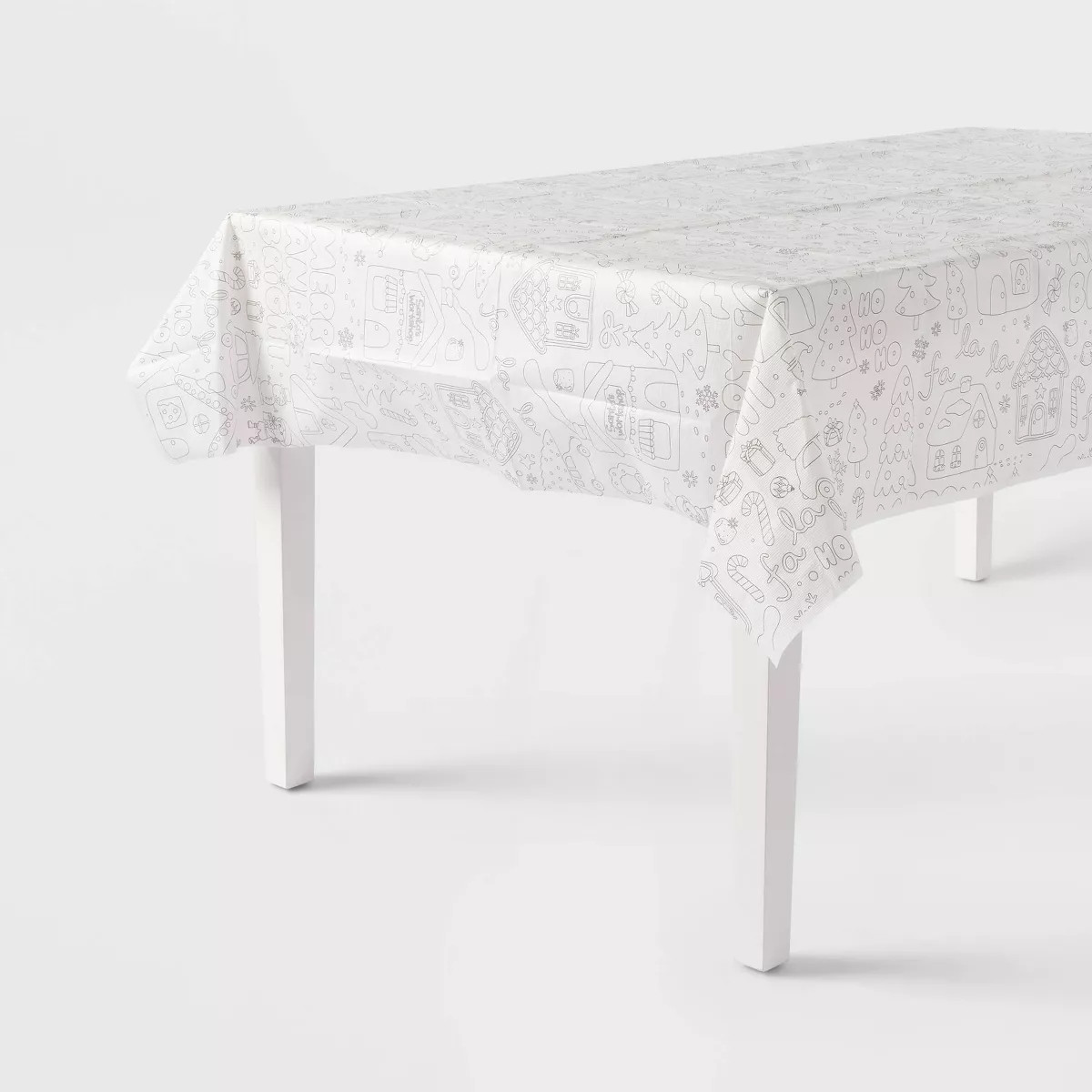 Color Your Own Winter Village Table Cover - Spritz™ | Target