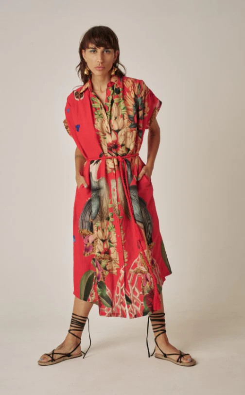 Valerie Kaftan- Exotic Red Bird | Bette's