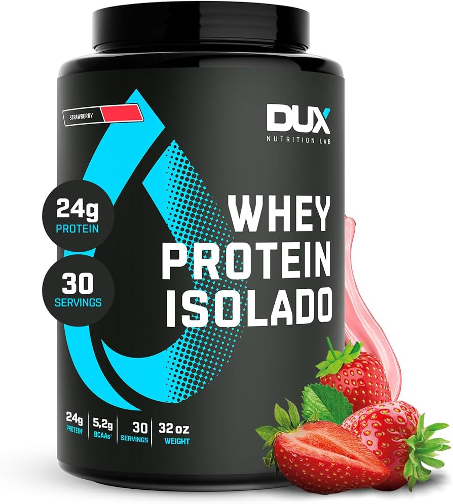 Whey Protein Isolate - Strawberry - 24g Protein/per Scoop - Pre and Post-Workout, Rich in Amino A... | Amazon (US)