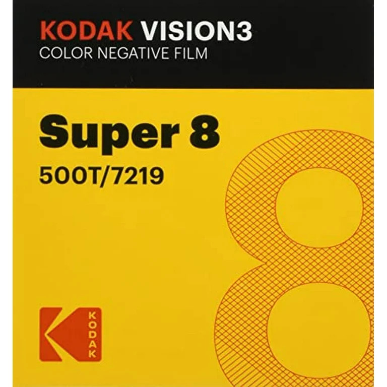Kodak VISION3 500T/7219 Color Negative Film, SP464 Super 8 Cartridge, 50' Roll | Walmart (US)