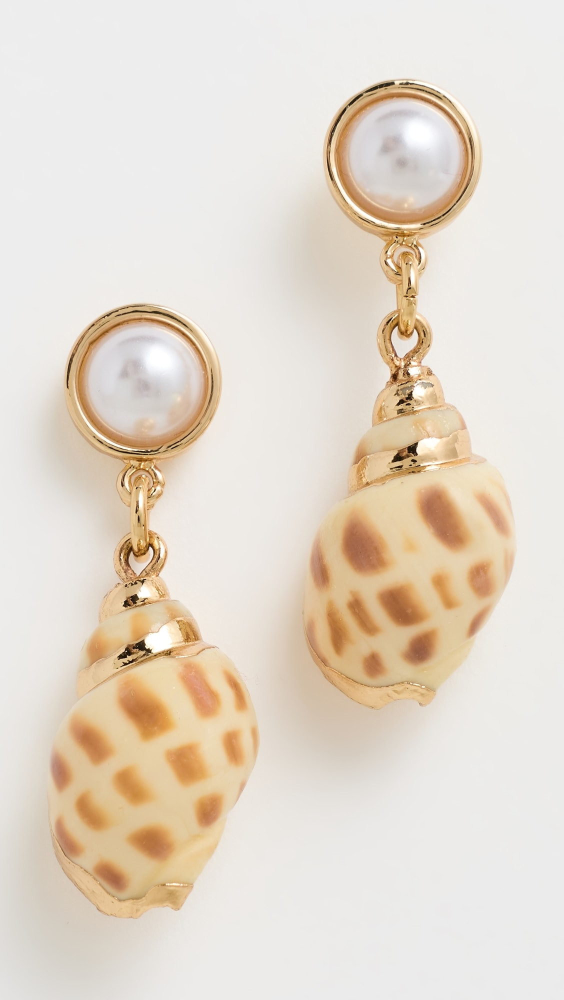 Shell Drop Pierced Earrings | Shopbop