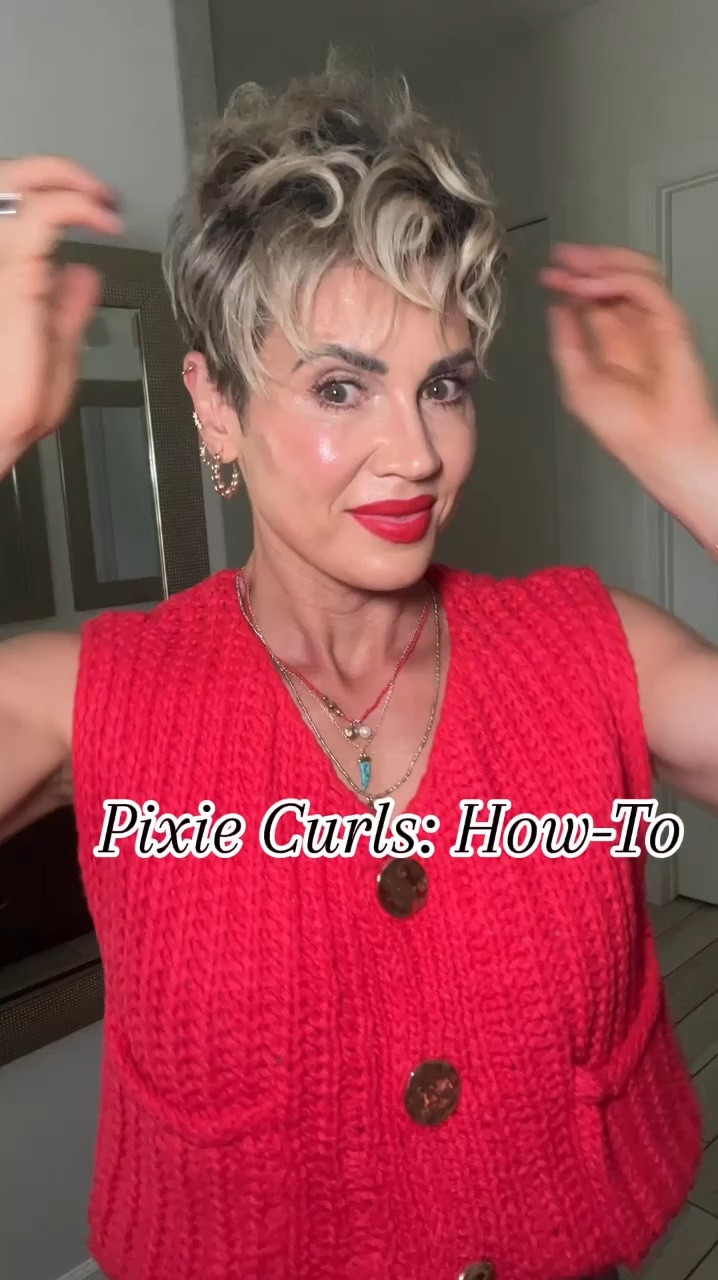 In a pixie rut?! Try these fun, flatiron curls to change it up❤️

#LTKBeauty #LTKFindsUnder100 #LTKStyleTip