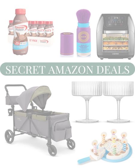 Amazon secret deals of the day - I dug deep to find the best deals on Amazon for you. A mix of baby, home, fitness, toys, beauty & more! Find the whole deal list at the wagon link shown. 

Amazon deals, Amazon find, Amazon baby registry, Amazon mom 

#LTKfamily #LTKhome #LTKstyletip