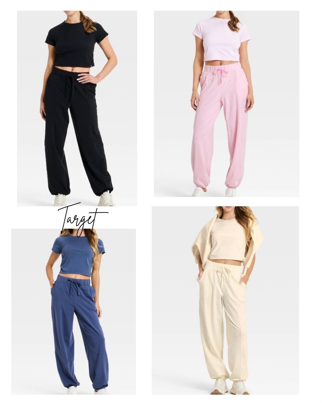 Target

Women's Washed Jersey Jogger Pants
Women's Washed Jersey Cropped Short Sleeve Top 

Target Style

#LTKOver40 #LTKActive