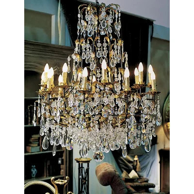 18-Light Candle Style Empire Chandelier | Wayfair North America