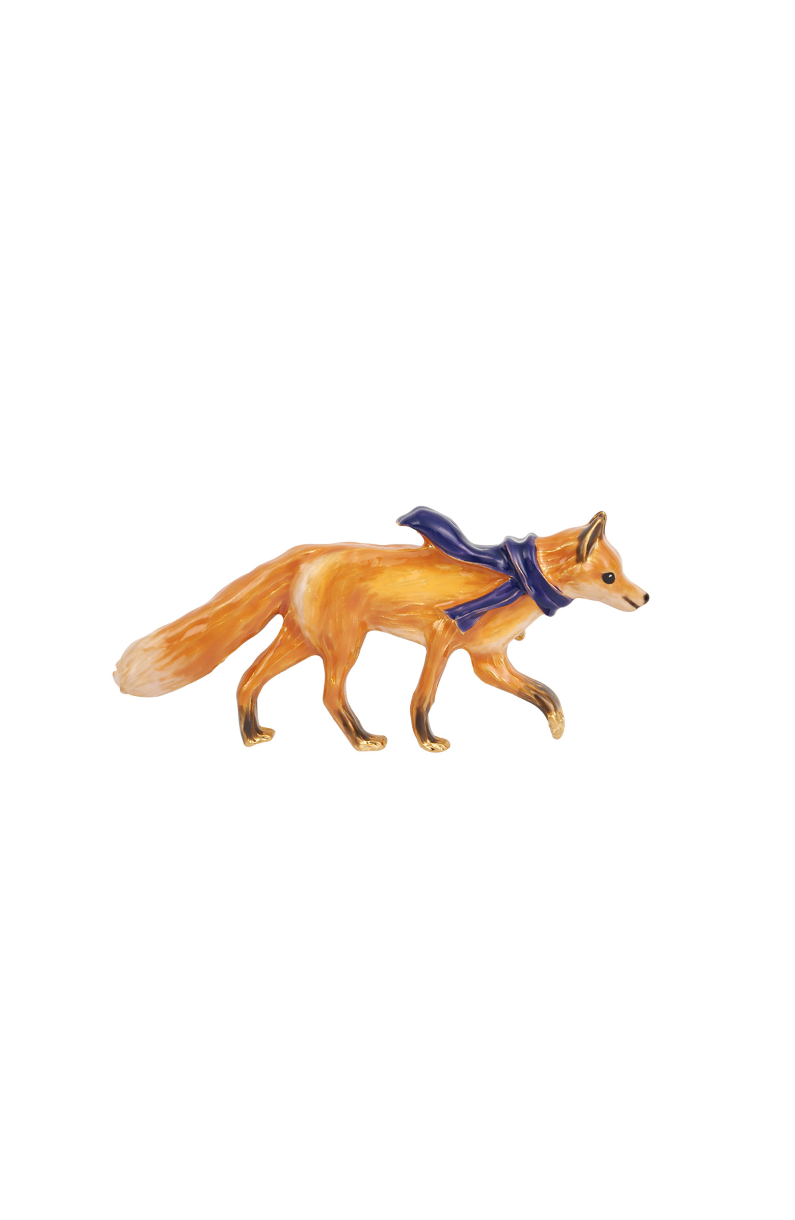 Fable England Cosy Fox Enamel Brooch | Nordstrom | Nordstrom