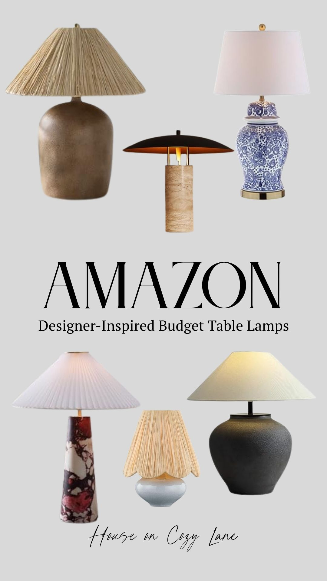 Designer-inspired table lamps that instantly elevate your home. These beautiful lamps add a warm, cozy glow while giving your space a high-end look without the designer price tag. If you love affordable home decor, Anthropologie-inspired style, and budget-friendly decorating finds, these table lamps are perfect for living rooms, bedrooms, entry tables, and nightstands. --- (designer table lamps, affordable lighting, Amazon home finds, cozy home decor, designer look for less, living room lighting, bedroom lamps, Anthropologie inspired home.) 

 #LTKHome
