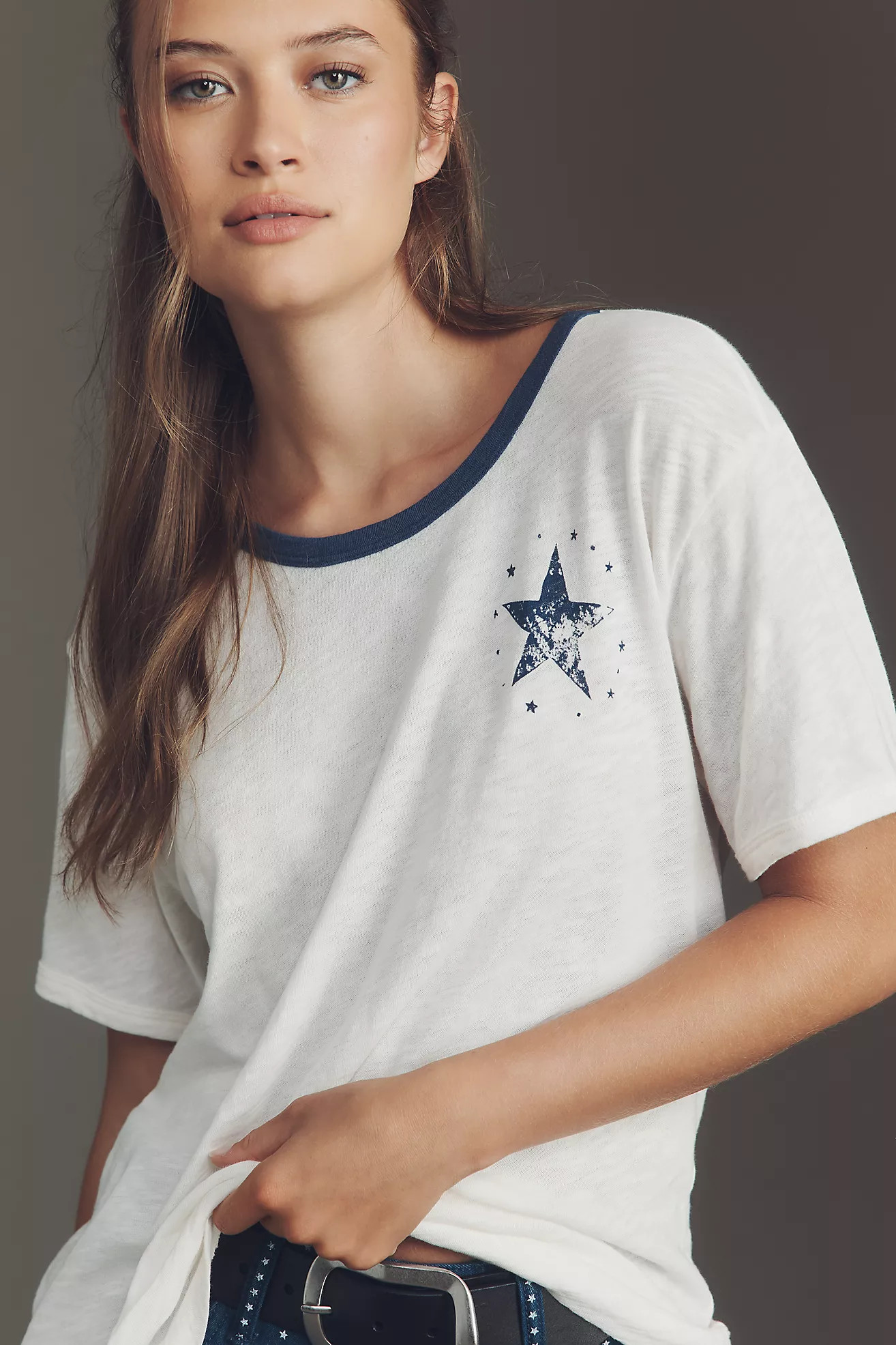 Pilcro Cotton Graphic Tee | Anthropologie (US)