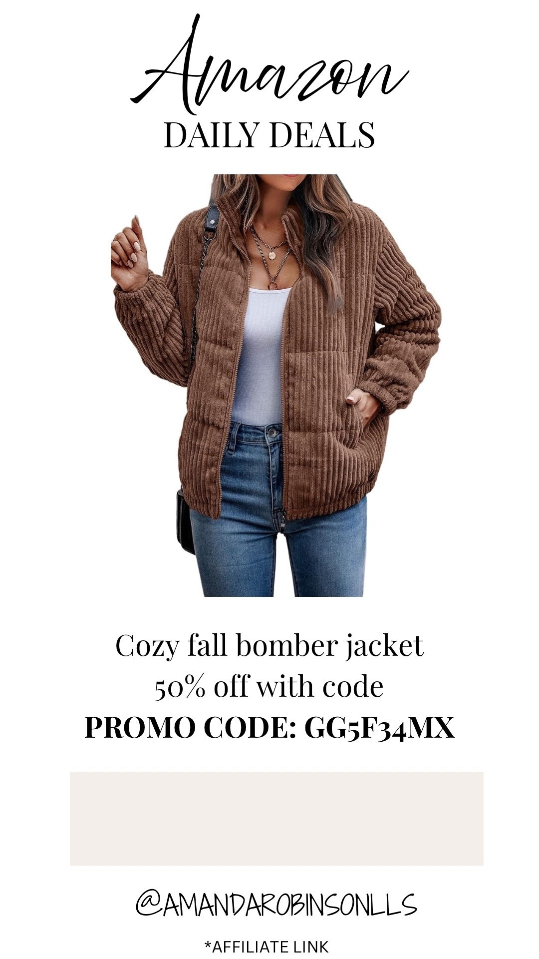 Amazon daily deals
Bomber jacket

#LTKSaleAlert