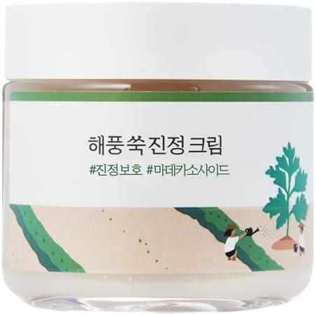 ROUND LAB Mugwort Calming Cream 80ml / Soothing, Moisturizing, Madecassoside, Calming Cream | Amazon (US)