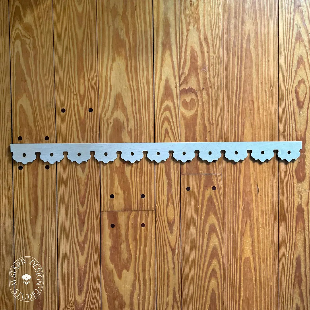 The Tetbury Mstarr Design Studio X BOA Decorative Trim Unfinished Wood Laser Cut Baltic Birch DIY... | Etsy (US)