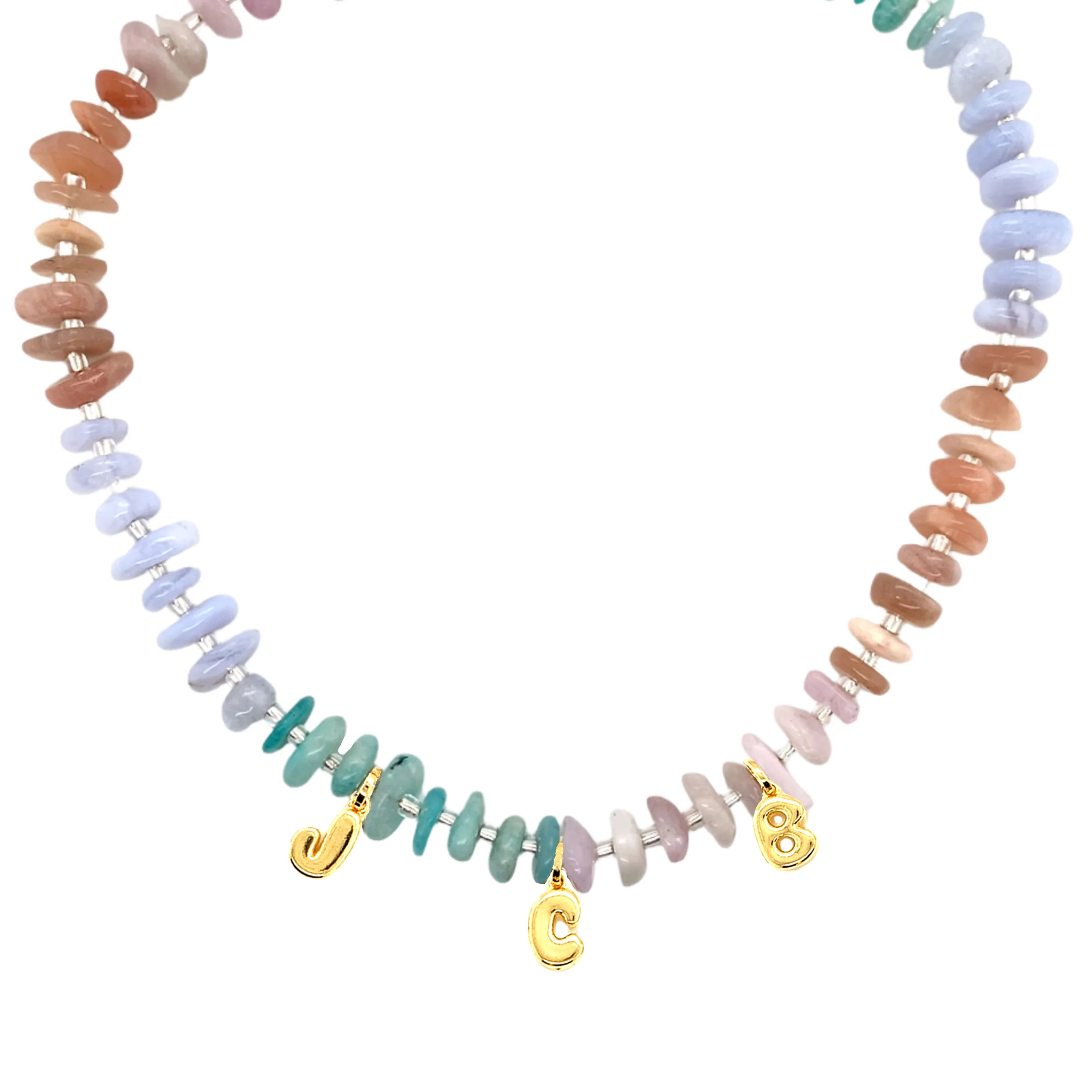 Ivy Bubble Letter Necklace | MaLi Beads