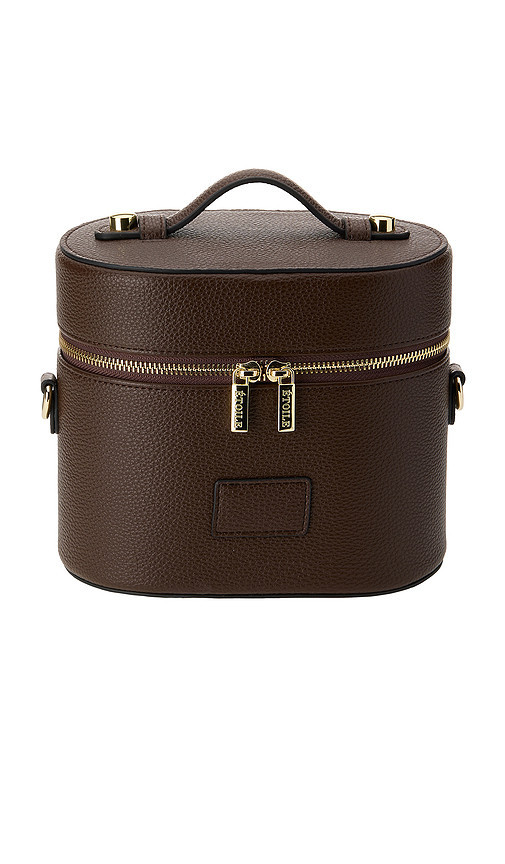 ETOILE COLLECTIVE Oval Toiletry Case in Brown. | Revolve Clothing (Global)