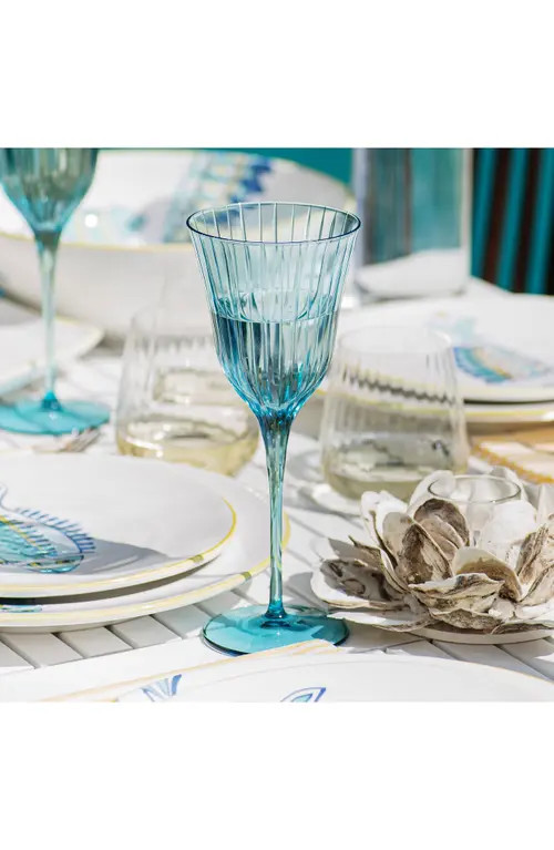 VIETRI Natalia Wine Glass in Blue at Nordstrom | Nordstrom